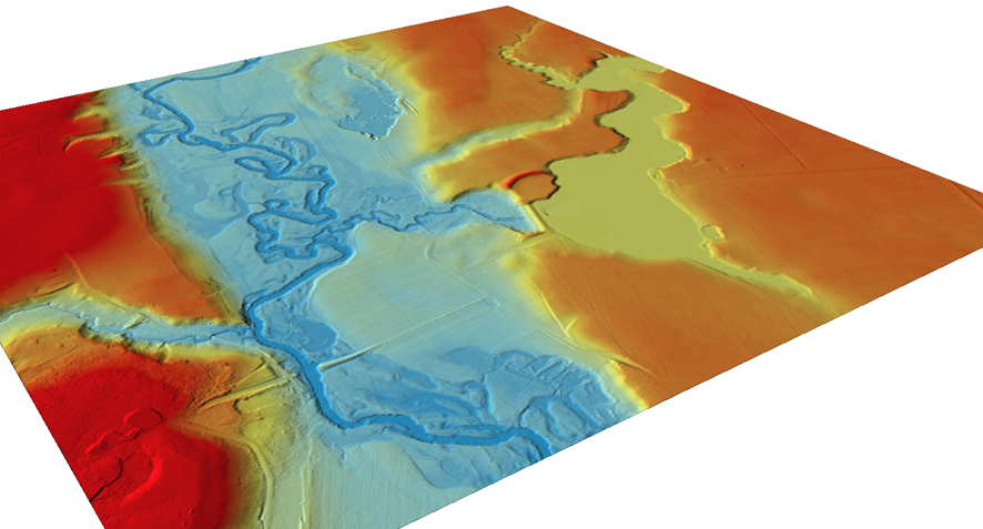 Eketės piliakalnio ir aplinkos 3D modelis